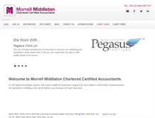 Tablet Screenshot of morrell-middleton.co.uk
